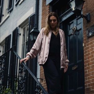 Pink Bomber Jacket